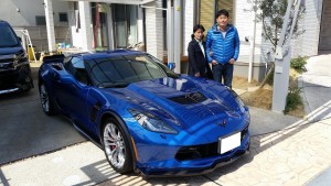 田中様ZO6の納車